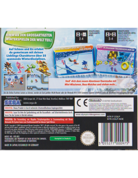 Mario Und Sonic Bei Den Olympischen Winterspielen Ds Komplettlösung Mario & Sonic bei den Olympischen Winterspielen (D) (DS)